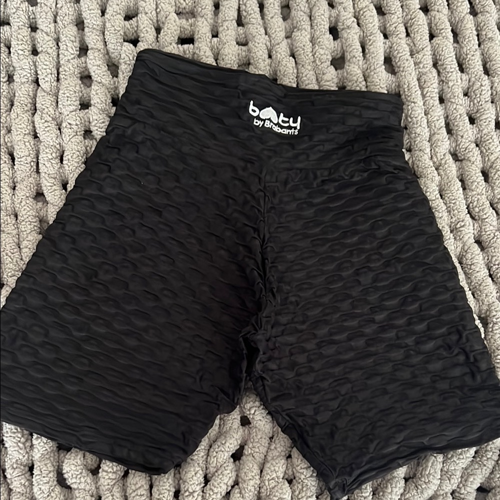 Booty by Brabants Black Croco Shorts